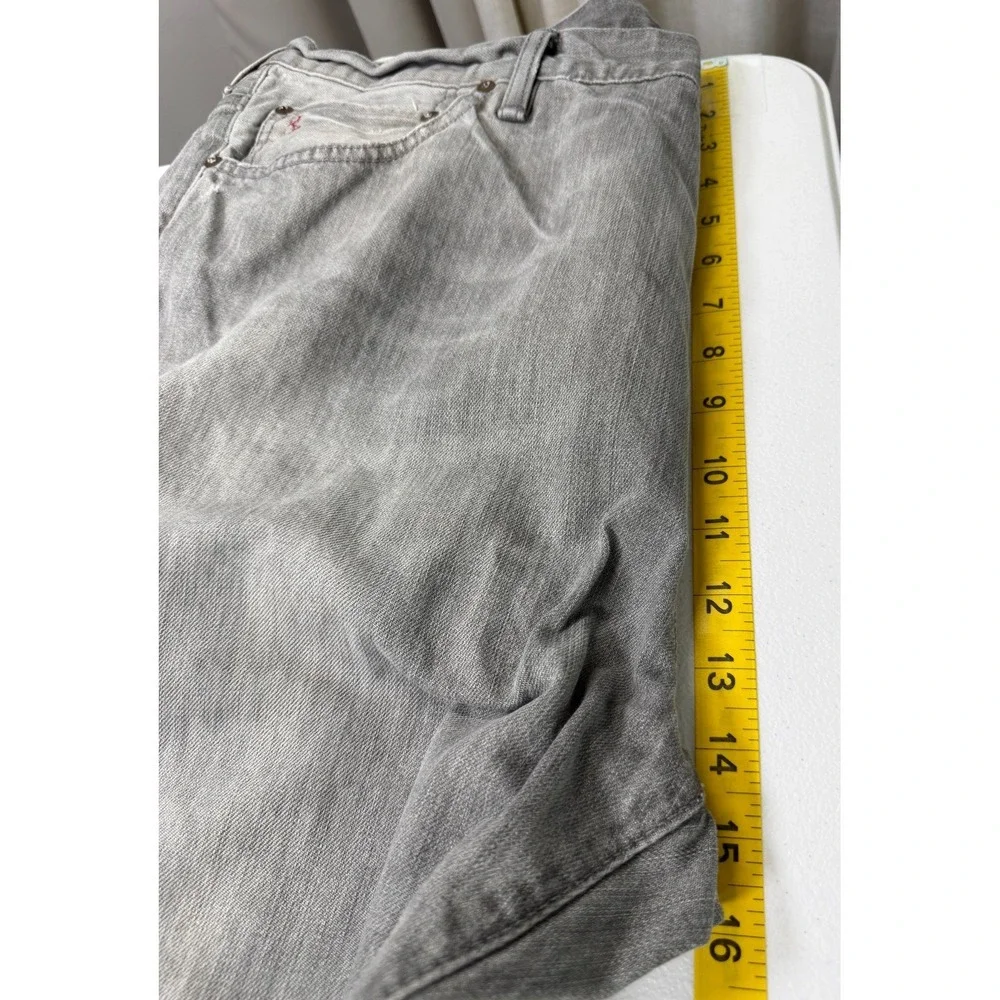 Polo Ralph Lauren Hampton Straight Gray Jeans Mens 44x34 Vintage Y2K Grunge